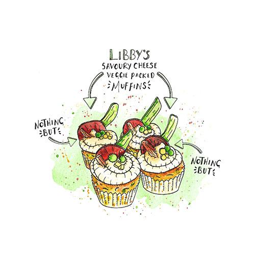 Libby’s Savoury Cheese Veggie Packed Muffins